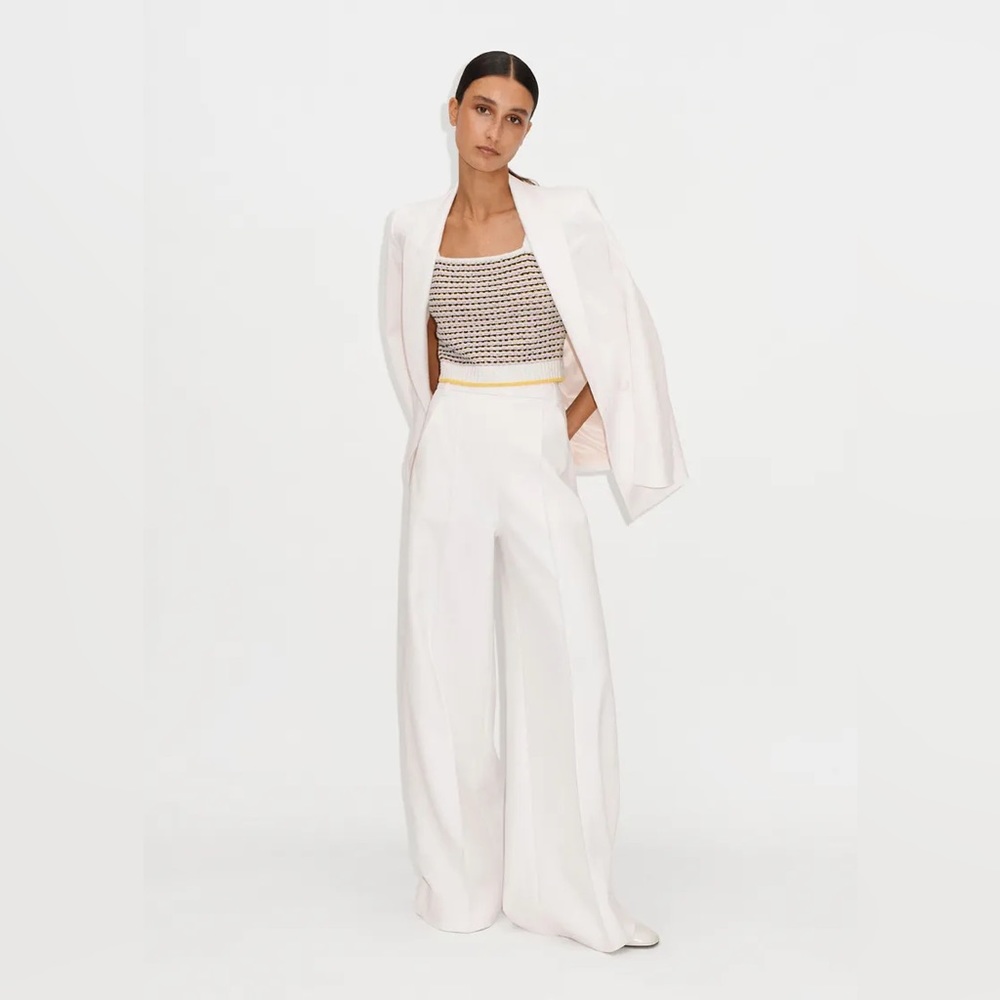 New Forever Summer Tux Flared Trouser Tux Tailori… - image 3